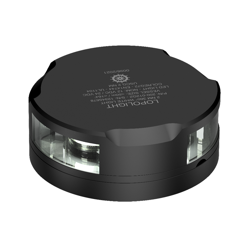 2nm 360° White, black anodized 2nm 360° White, black anodized